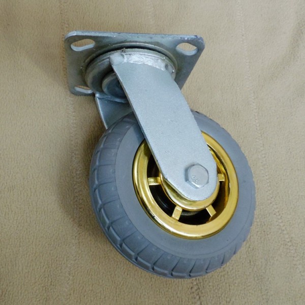平板车专用橡胶万向轮@平房平板车专用橡胶万向轮生产销售
